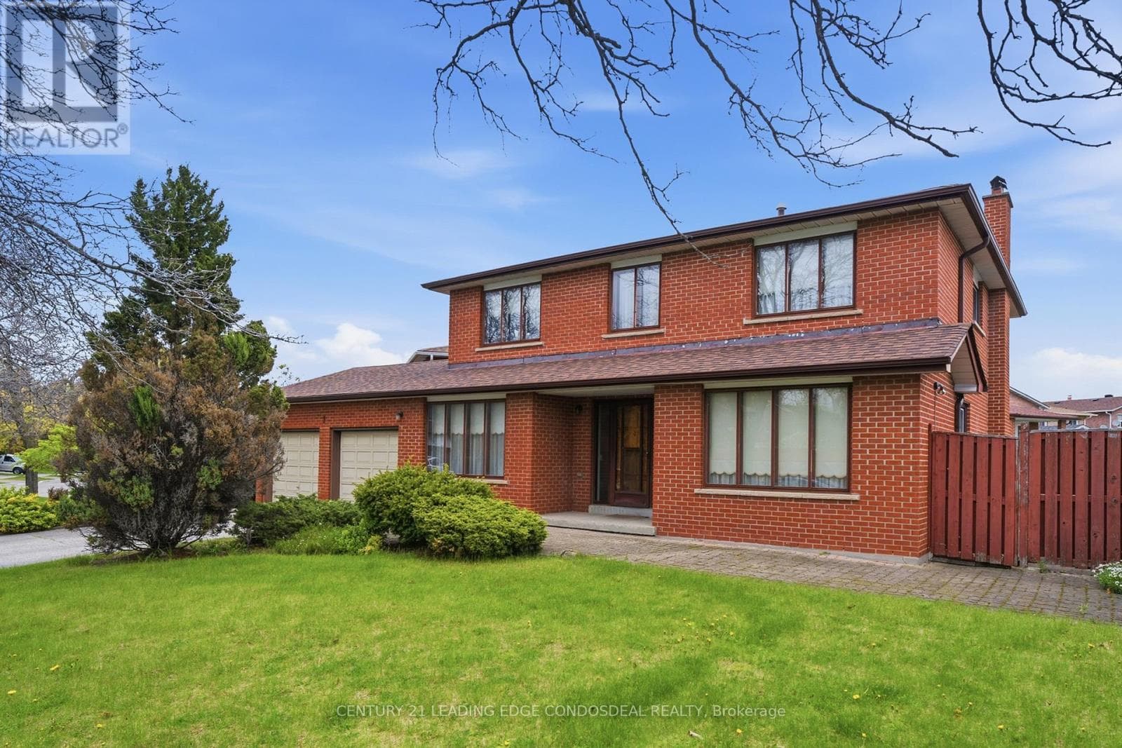 Large detached 4-bed on pie-shaped corner lot in Agincourt North with walk-up basement potential