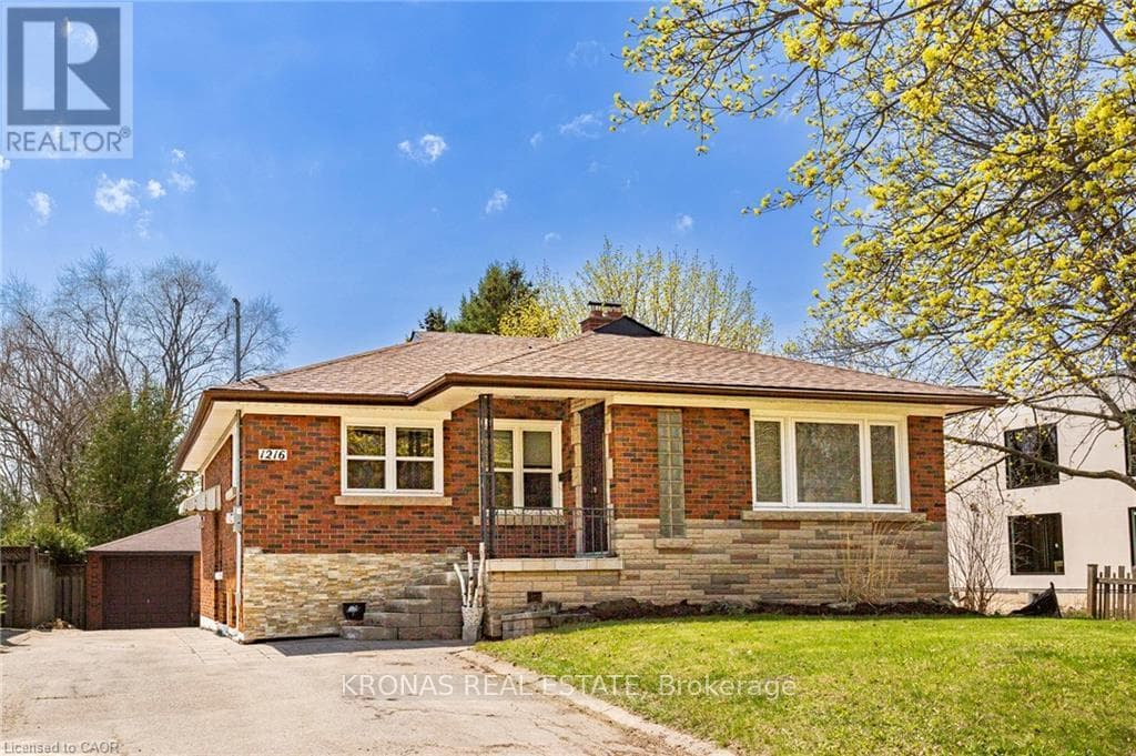 Renovated raised bungalow on 50x175 lot in Burlington Mountainside with basement in-law potential