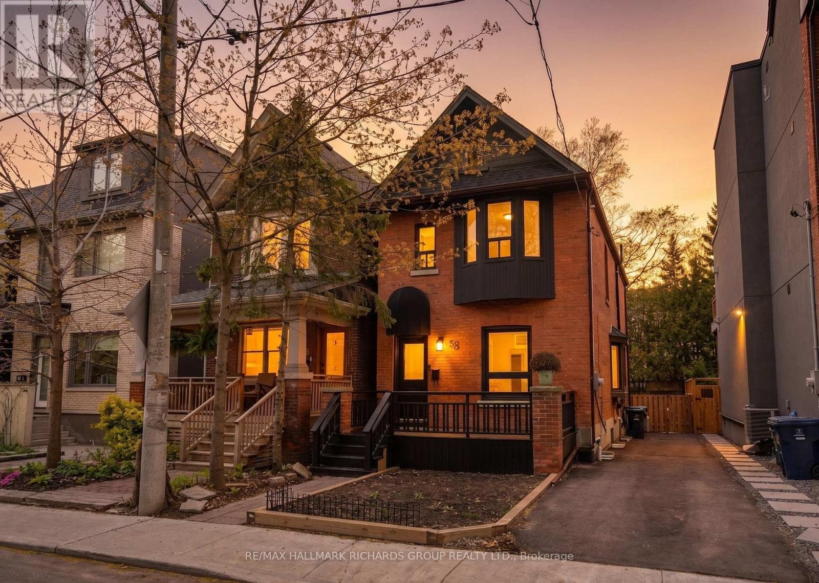 Detached 3+1 brick home on 26.5 x 95 ft Leslieville lot with walkout basement and 2-car parking