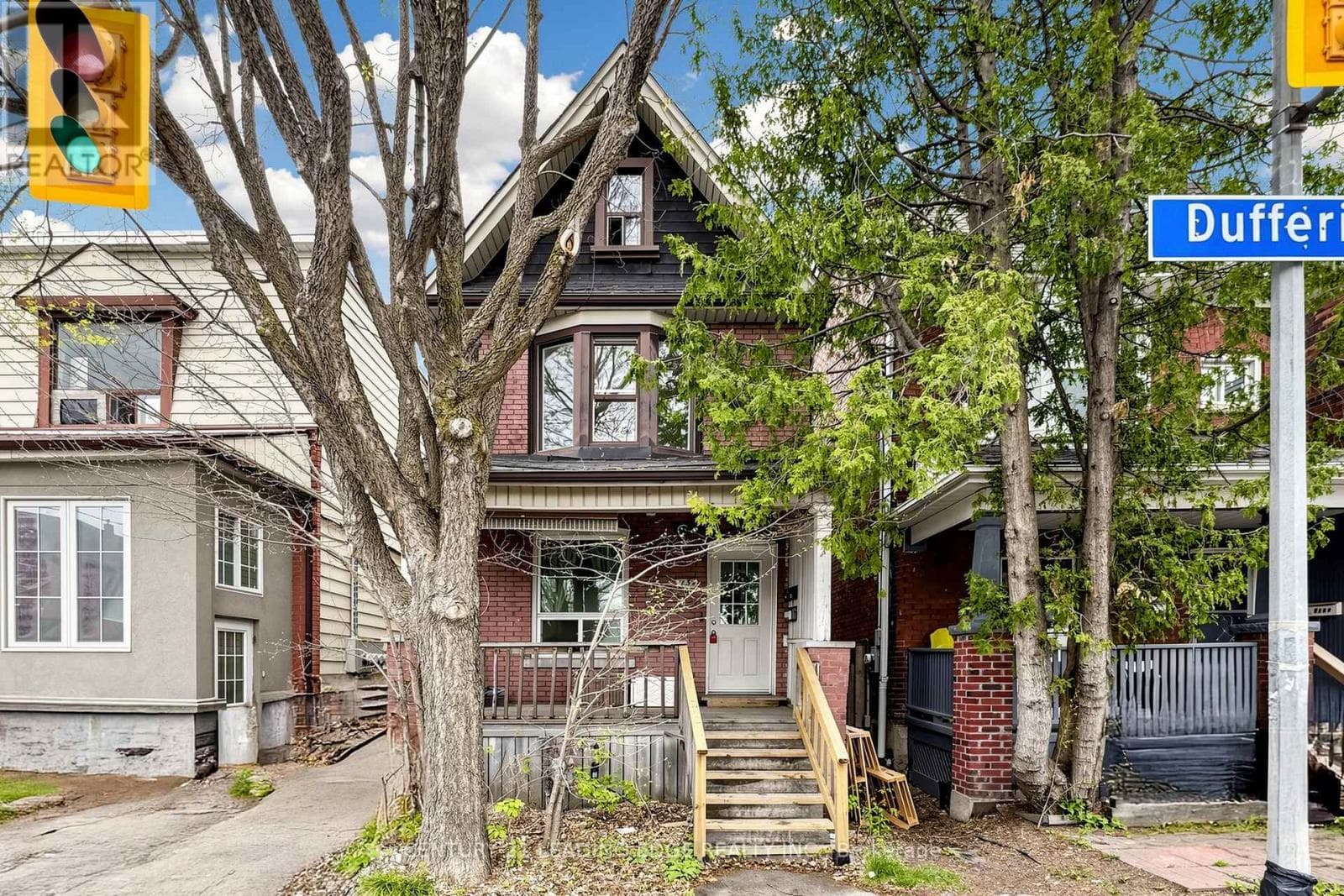 Detached Dufferin duplex with garden-suite upside, steps to Line 2 subway
