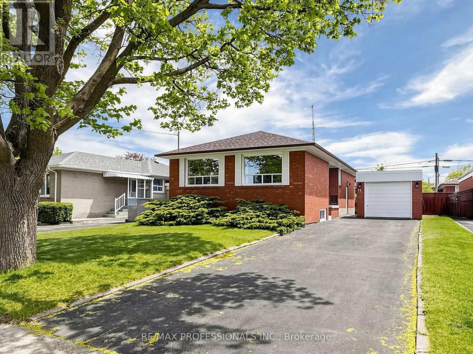 Rexdale-Kipling brick bungalow with basement suite potential and GO transit access